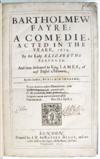 JONSON, BEN. Bartholomew Fayre [with The Staple of Newes and The Divell is an Asse]. 1631. Vol. 2 of Jonson''s collected works.